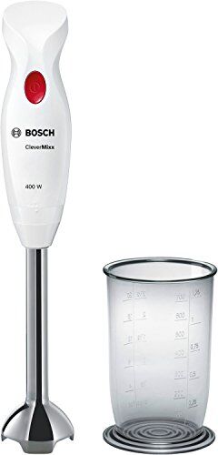 Bosch Frullatore ad immersione 400W Acciaio inossidabile, Bianco frullatore