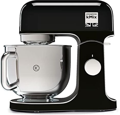 Kenwood KMX750AB Impastatrice Planetaria Kitchen Machine kMix, Robot da Cucina Mixer, 1000 W, 5 Litri, Acciaio, Plastica, Nero