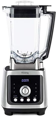 h.koenig MXH880 Frullatore, Blender Power+, 4 programmi, 8 velocità, pannello di controllo LED, 2L 2000W