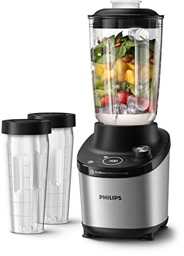 Philips 7000 Series Frullatore, 1500 watt, 2 litri, Tecnologia PowerBlend Ultra, Funzione di Pulitura Rapida, Ricette con HomeID App ()