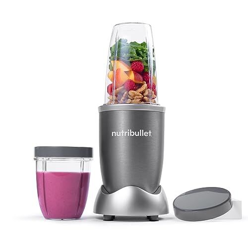 nutribullet Original 600 con 3 Accessori, Frullatore Elettrico, Tritatutto, Frullatore Smoothie, Frullatore Tritatutto Multifunzione, Potenza 600 Watt