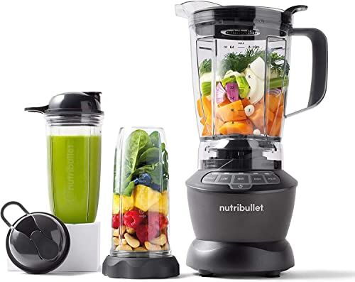 nutribullet Full Size Blender, Frullatore Elettrico, Frullatore Tritatutto Multifunzione, Tritatutto Professionale, Potenza 1000 Watt, Bicchiere Senza BPA da 1.6 L