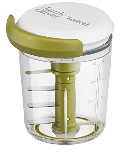 Tefal Jamie Oliver K16441-Tritatutto in 5 Secondi Chop, Shaker, Manuale, Chopper, Plastica, Verde