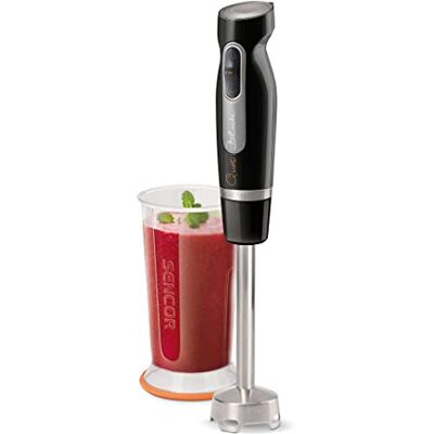 Sencor Frullatore a Immersione Professionale Extra-Silenzioso 600W, Multifunzione con Velocità Turbo, Lame in Acciaio Inox, Accessori, Tritatutto e Frusta Elettrica SHB 4359WH Sencor Frullatore a Immersione Professionale Extra-Silenzioso 600W, Multifunzione con Velocità Turbo, Lame in Acciaio Inox, Accessori, Tritatutto e Frusta Elettrica SHB 4359WH
