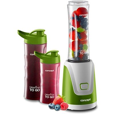 Concept Concetto elettrodomestici Smoothie Mixer, bianco/verde, 0,6 L, 300 W Concept Concetto elettrodomestici Smoothie Mixer, bianco/verde, 0,6 L, 300 W