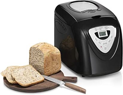 Princess Macchina per il Pane Black, 600 Watt, Grande capienza 0.9 kg, 15 programmi di cottura, Modalità senza glutine, Ottima per intolleranze, allergie o diete speciali, Cuoci pane e dolci, Nero