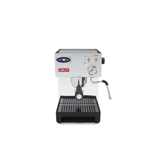 Lelit Anna, Macchina da caffè prosumer con PID, 1000 W, 2.7 Litri, Acciaio Inossidabile, Argento