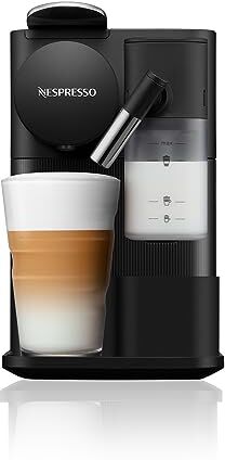 Nespresso Lattissima One , Macchina da caffè di De'Longhi, Sistema Capsule , Serbatoio acqua 1L, Nero