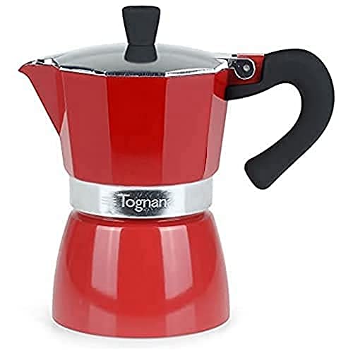 Tognana Coffee Star Red Caffettiera Moka 3 tazze