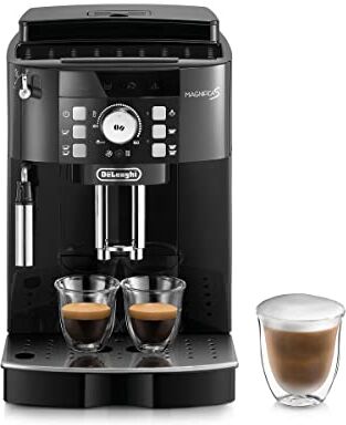 DeLonghi Perfetto Magnifica S  Macchina da Caffè Automatica per Espresso e Cappuccino, Caffè in Grani o in Polvere, 1450 W, 1,8 lt, Nero