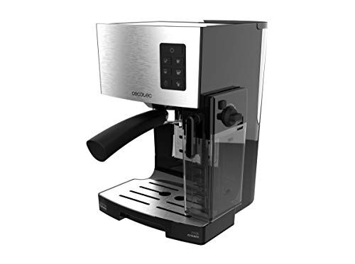 Cecotec Power Instant-CCINO 20 Macchina per caffè espresso semi-automatica, serbatoio del latte, cappuccino monofase, sistema a pressione 20 bar e termoblocco