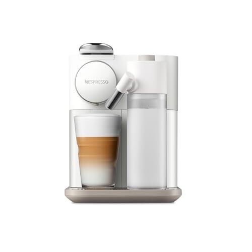 Nespresso Gran Lattissima De'Longhi  Macchina da caffè, Sistema Capsule , Pannello Intuitivo, Spegnimento Automatico, Serbatoio 1,3L, Risparmio Energetico, Potenza 1400 W, Bianco