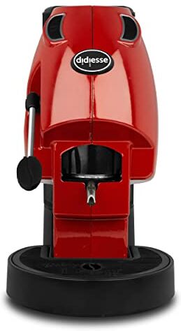 Didiesse – Macchina da Caffè con Cialde ese 44 mm Modello Baby Frog Macchinetta a Cialde – Compatta 450W con Funzione Stand-by e Serbatoio da 1.5L (Rosso)