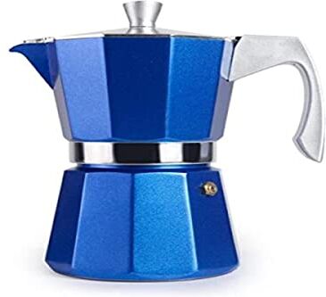 IBILI Moka express Evva Blue, 12 tazze, 600 ml, alluminio fuso, adatta per l’induzione