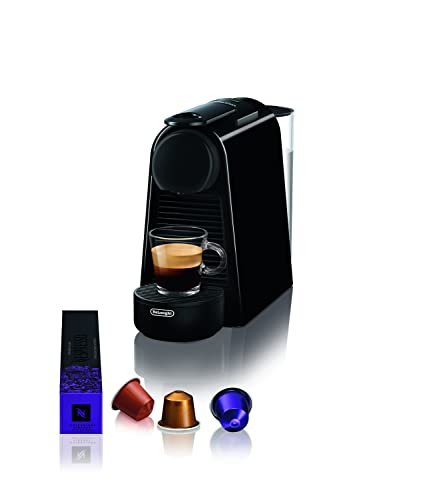 Nespresso Essenza Mini EN85.B, Macchina da Caffè di De'Longhi, Sistema Capsule , Serbatoio acqua 0.6L, Nero