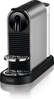 Nespresso De'Longhi  CitiZ Platinum , caffettiera a capsule, macchina da caffè a capsule monodose, 4 misure di tazza, 19 bar a pressione, 1260 W, Titan