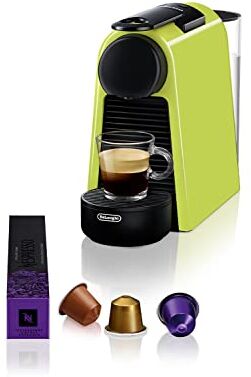 Nespresso Essenza Mini EN85.L, Macchina da caffè di De'Longhi, Sistema Capsule , Serbatoio acqua 0.6L, Lime Green