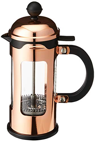 Bodum , Caffettiera con filtro per 3 persone, in vetro borosilicato e rame, capacità 0,35 litri, Marrone (Copper)