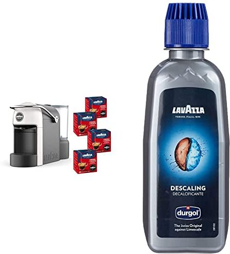 Lavazza A Modo Mio, Macchina Caffé Espresso Jolie Con 64 Capsule Crema e Gusto Incluse & 18400049 Liquido Decalcificante per Macchine Caffè Espresso