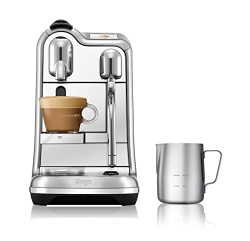 Sage Appliances Macchina da caffè Nespresso Creatista Pro di macchina per caffè espresso a capsule, SNE900, acciaio inossidabile spazzolato