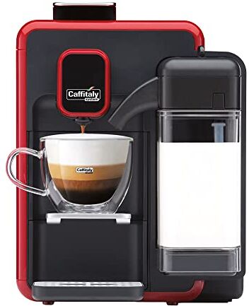 Caffitaly Macchina da caffè Bianca  System (rosso)