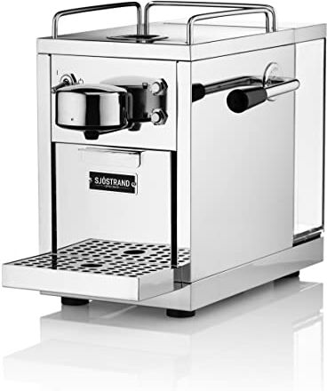 Sjöstrand Coffee Concept Sjöstrand macchina per caffè espresso a cialda/capsula singola Automatica in acciaio inossidabile elettrica compatibile con Nespresso