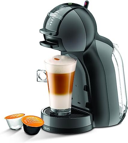 Krups Nescafé Dolce Gusto Mini Me, nero/grigio, automatico, qualità professionale, pressione 15 bar, ampia scelta di bevande calde e fredde