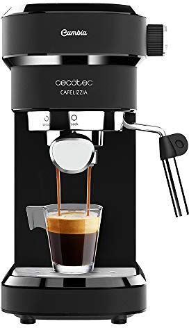 Cecotec Macchina da caffè espresso Cafelizzia 790 Black per espresso e cappuccino. Sistema di riscaldamento rapido, 20 bar, modalità automatica per 1 e 2 caffè