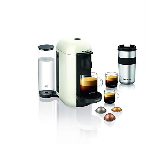 Nespresso Krups Vertuo Plus Cafe, 1260 W, 1.2 Litri, Bianca