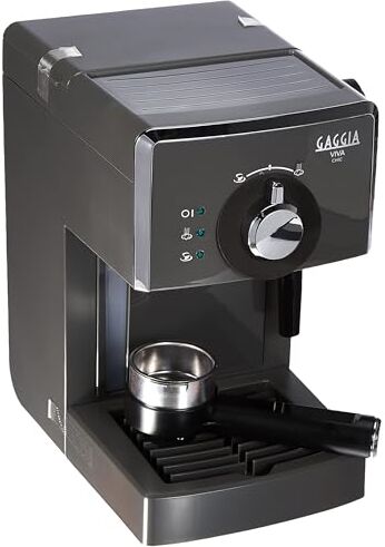 Gaggia Viva Chic Industrial Grey Macchina Manuale per il Caffè, 1025 W, 1 Liter, ABS