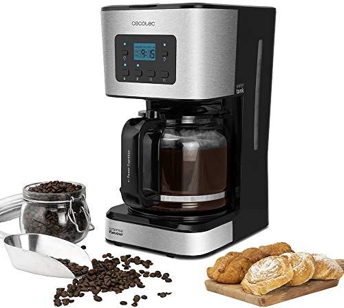 Cecotec macchina per caffè americano Coffee 66 Smart. Display Digitale, Tecnología ExtemeAroma, Capacidad de 1,5L, Caraffa Termoresistente