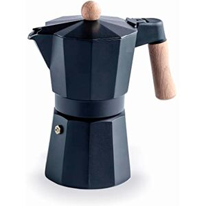 LACOR Italiano Trento Caffettiera Nera, Caffettiera Espressa, Fusione di Alluminio, Adatta a Tutti i Tipi di Fuochi Inclusa Induzione, Capacità 9 Tazze, Finitura Nera Opaca, LACOR Italiano Trento Caffettiera Nera, Caffettiera Espressa, Fusione di Alluminio, Adatta a Tutti i Tipi di Fuochi Inclusa Induzione, Capacità 9 Tazze, Finitura Nera Opaca,