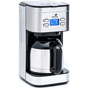 Senya caffettiera programmabile isotermica acciaio inossidabile Hot Coffee selezione gusti V2, 1,2L Senya caffettiera programmabile isotermica acciaio inossidabile Hot Coffee selezione gusti V2, 1,2L