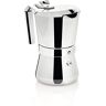 Giannini Caffettiera Giannina La Tradizione 6/3 tazze Acciaio inox Adatta all'induzione Made In Italy