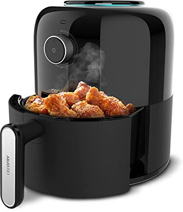 Cecotec Friggitrice ad Aria Cecofry Pixel 2500. Air Fryer 1000 W, 2,5 L, Dietetica, Manuale e Compatta, Timer, Controllo Temperatura, Tecnologia PerfectCook, Piedini Antiscivolo, Piedini Antiscivolo