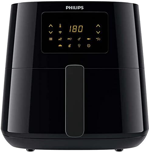 Philips Essential HD9280/70 friggitrice Singolo 6,2 L 2000 W Friggitrice ad aria calda Nero, Argento