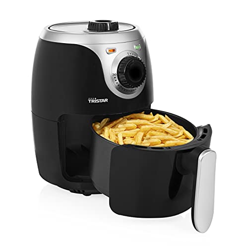 Tristar Airfryer Mini Friggitrice ad Aria Calda, 1000 W, 2 Litri, Plastic, Nero