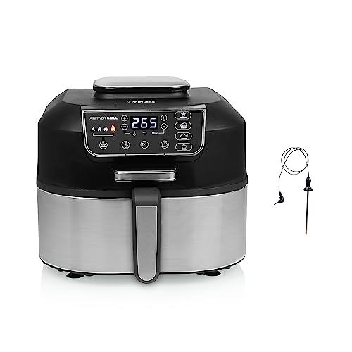 Princess Airfryer Libro di ricette e sensore di temperatura incluso 265 °C max 4 programmi 5,6 L 1760 W