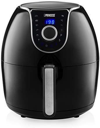 Princess Friggitrice Ad Aria Airfryer Xxl, 5.2L, 1700 Watt, 8 Programmi Di Cottura, ‎Nero, 39.5 x 40.5 x 39 cm, 4.5 Kg