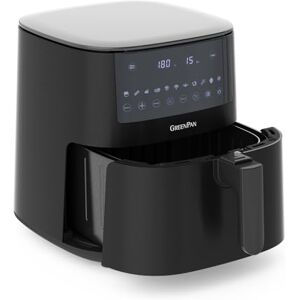 GreenPan Bistro Airfyer, Fritture ad Aria 11-in-1 XL, 7,2 L, Cestello Antiaderente in Ceramica Senza PFAS,Riscaldamento rapido, Multifunzione,Funzione Auto-off,Display LED,Impugnatura Cool-Touch,Nero GreenPan Bistro Airfyer, Fritture ad Aria 11-in-1 XL, 7,2 L, Cestello Antiaderente in Ceramica Senza PFAS,Riscaldamento rapido, Multifunzione,Funzione Auto-off,Display LED,Impugnatura Cool-Touch,Nero