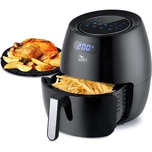 Uten Friggitrice ad Aria 6,5 Litri, Due Tipi di griglie, 1700W, Friggitrice Senza Olio con 8 Programmi, Air Fryer XXL, LED Touch Screen, 32 Ricette PDF, Senza PFOA&BPA Uten Friggitrice ad Aria 6,5 Litri, Due Tipi di griglie, 1700W, Friggitrice Senza Olio con 8 Programmi, Air Fryer XXL, LED Touch Screen, 32 Ricette PDF, Senza PFOA&BPA