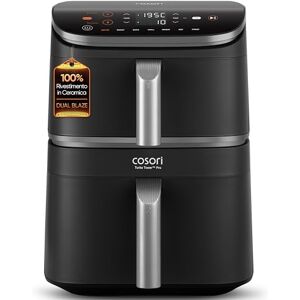 COSORI Turbo Tower Pro Friggitrice ad Aria 10,8L Doppio Cestello, Rivestimento Ceramico No PFAS, Cottura a 3 Livelli con Doppia Resistenza, 2630W, 7 Funzioni, 2 Motori DC, 50+ Ricette Online, DC112 COSORI Turbo Tower Pro Friggitrice ad Aria 10,8L Doppio Cestello, Rivestimento Ceramico No PFAS, Cottura a 3 Livelli con Doppia Resistenza, 2630W, 7 Funzioni, 2 Motori DC, 50+ Ricette Online, DC112
