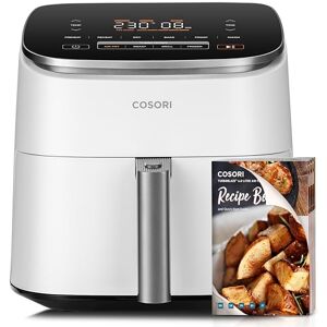 COSORI Friggitrice ad Aria Turbo Blaze 6L (1,36Kg), Air Fryer con DC Motore, 9 + 1 Funzioni & 5 Velocità della Ventola Automatica, 110 Ricette & 96 Tabelle di Cottura degli Ingredienti, 1725W, Bianco COSORI Friggitrice ad Aria Turbo Blaze 6L (1,36Kg), Air Fryer con DC Motore, 9 + 1 Funzioni & 5 Velocità della Ventola Automatica, 110 Ricette & 96 Tabelle di Cottura degli Ingredienti, 1725W, Bianco
