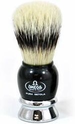 Omega 11648 Pure Bristle Shaving Brush by