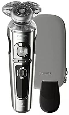 Philips Shaver Serie 9000 Prestige, Rasoio Elettrico Wet&Dry con SkinIQ (modello )