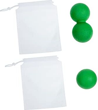 FRCOLOR 1 Set Di Massaggio Della Sfera Sfera Di Massaggio Forniture Massaggiatore Spalla Manuale Esercizio Della Mano Lacrosse Palla Di Massaggio Del Piede Palla Muscolare