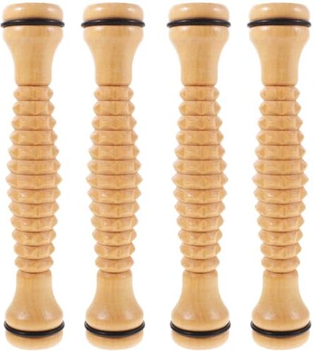 FRCOLOR 4 Pz massaggio con di legno cinturone di maderoterapia copa sueca para masaje massaggiatore per il collo massaggiatore portatile strumento di massaggio per la spalla