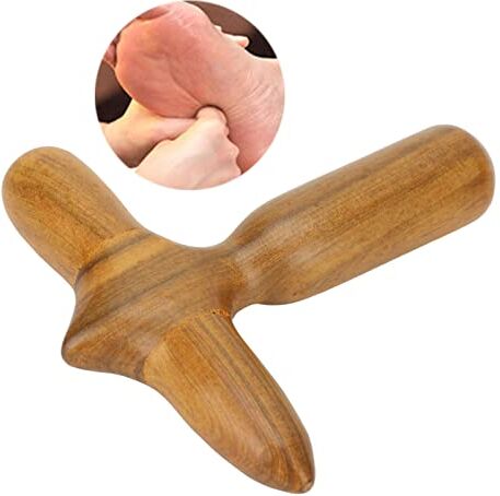 ZJchao Stick per Massaggio Ai Piedi, Stick per Agopuntura del Piede, Strumento di Massaggio per Terapia di Riflessologia e Agopuntura Ergonomico in Legno Portatile per Uomini e Donne, Stick per Massaggio in