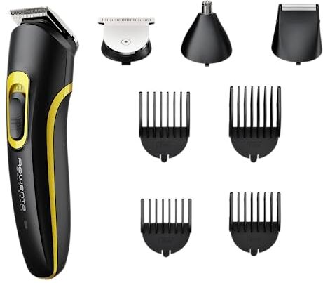 Rowenta Multistyler 8 in 1 Basic TN8940 Rasoio professionale per capelli con 60 min di autonomia, 8 accessori di taglio e facile pulizia