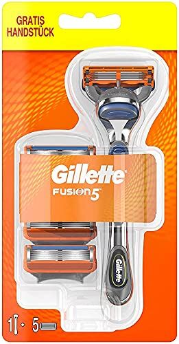 Procter & Gamble Gillette Fusion 5 Rasoio da uomo con rifinitore per precisione e rivestimento scorrevole, con 4 lame